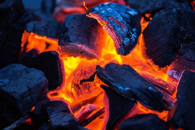 cooking on a charcoal grill